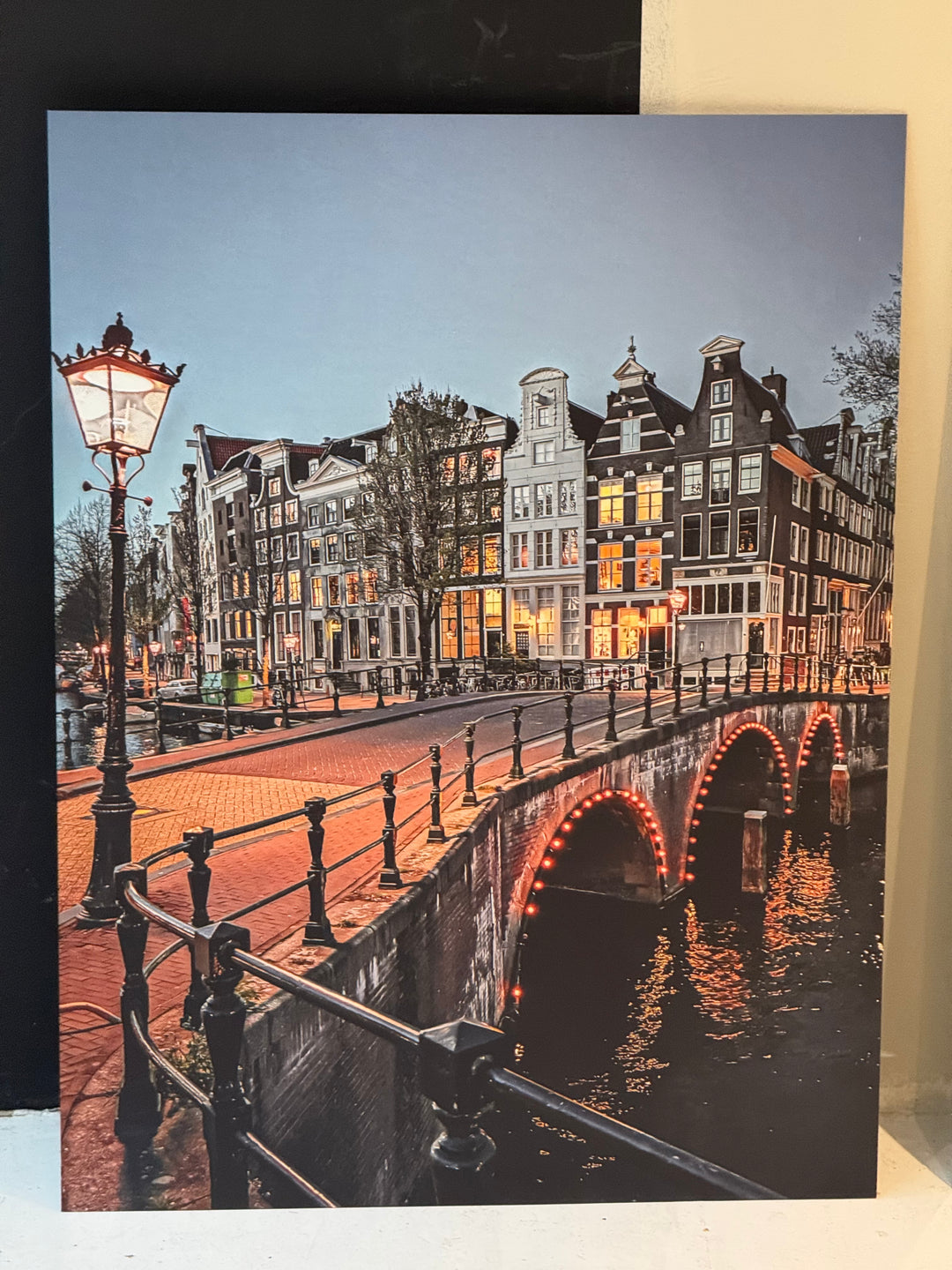 GALLERY SALE - Bridge Lights Matte Metal 60x80cm