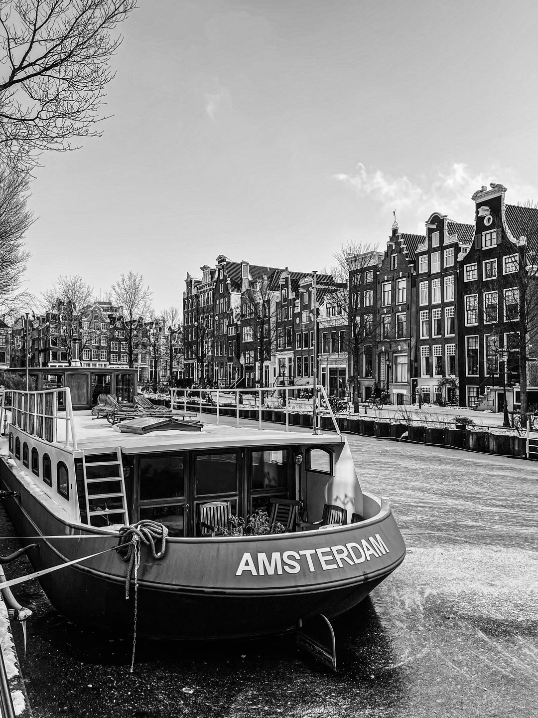 Amsterdam Winter Boat