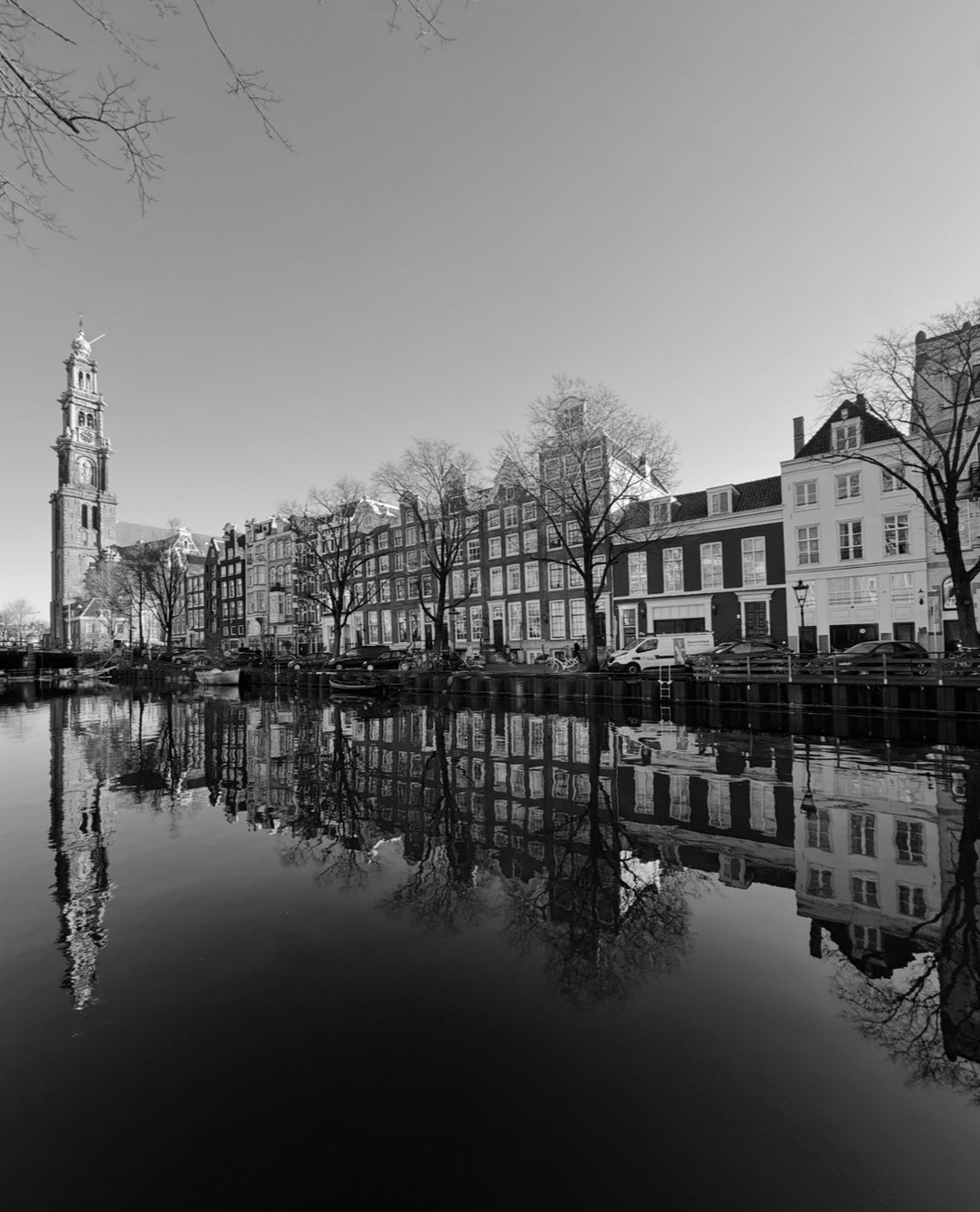 Reflections by the Westerkerk