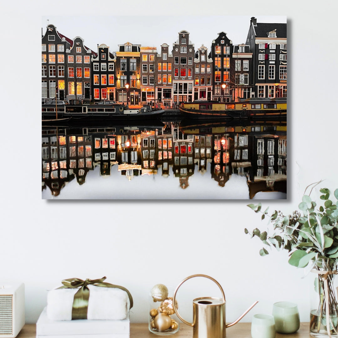 Limited edition Landscape Amsterdam Fine Art Premium Glossy Print by Arden Art Gallery