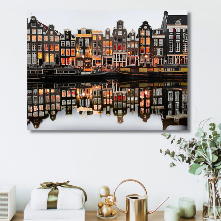 Limited edition Landscape Amsterdam Fine Art Premium Glossy Print by Arden Art Gallery
