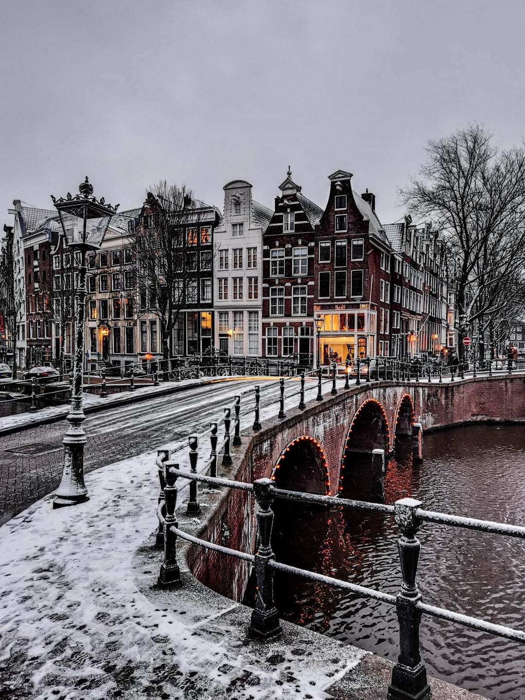 Frozen Bridge Lights