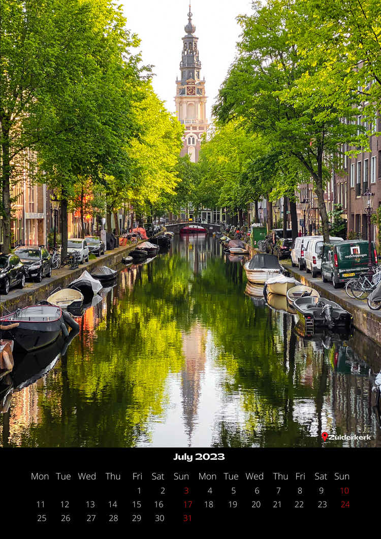 Amsterdam 2023 Calendar