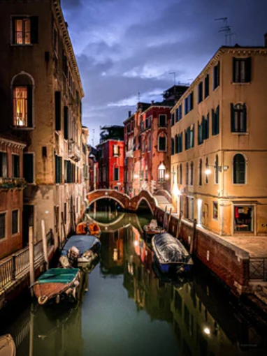 Venice Canals by Night